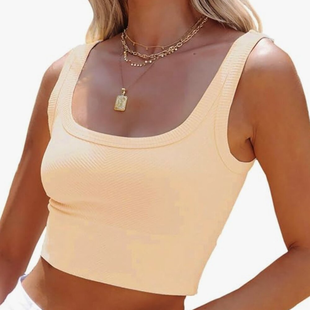 Womens ribbed tank top
